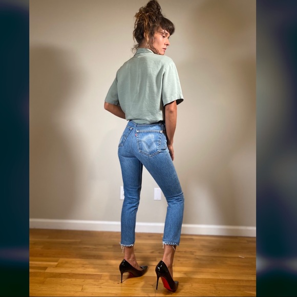 Re/done Levi’s high rise ankle crop 23 vintage - Picture 3 of 4